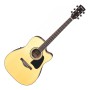 Ibanez AW70ECE Acoustic-electric artwood dreadnought cutaway with natural high gloss finish